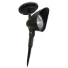 Living Accents Black Solar Powered LED Spotlight (Pack of 12)