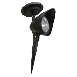 Living Accents Black Solar Powered LED Spotlight (Pack of 12)