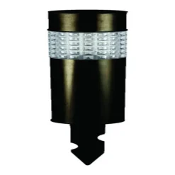 Living Accents Black Solar Powered LED Bollard Light (Pack of 15)
