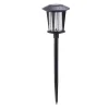 Living Accents Black Solar Powered LED Pathway Light (Pack of 9)
