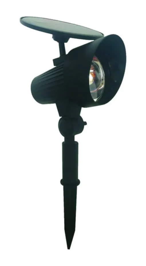 Living Accents Black Solar Powered LED Spotlight (Pack of 9)