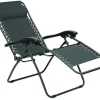 Living Accents Black/Gray Steel 1-Person Relaxer Chair 250 lbs. Capacity