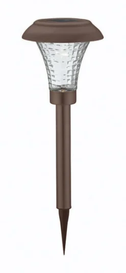 Living Accents Bronze Solar Powered Pathway Light 4 pk (Pack of 4)
