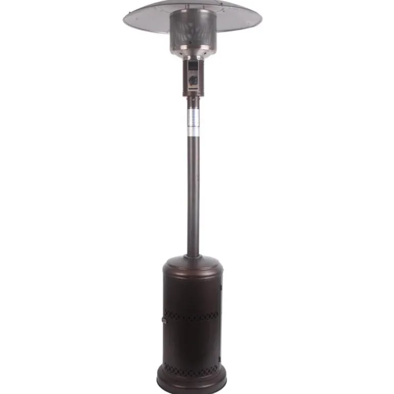 Living Accents Bronze Steel 48000 BTU Propane Free Standing Patio Heater 91 H x 32.3 W x 32.3 D in.