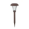 Living Accents Matte Bronze Solar Powered LED Pathway Light 8 pk