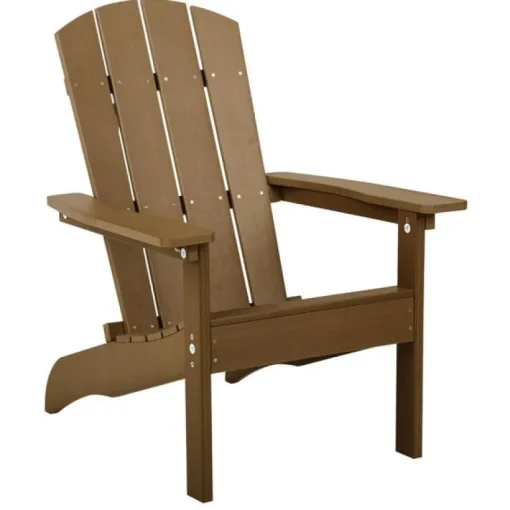 Living Accents Sand Resin Frame Adirondack Chair