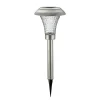 Living Accents Silver Solar Powered LED Pathway Light 4 pk