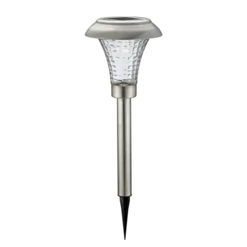 Living Accents Silver Solar Powered LED Pathway Light 4 pk
