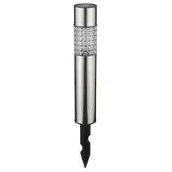 Living Accents Silver Solar Powered LED Bollard Light (Pack of 15)