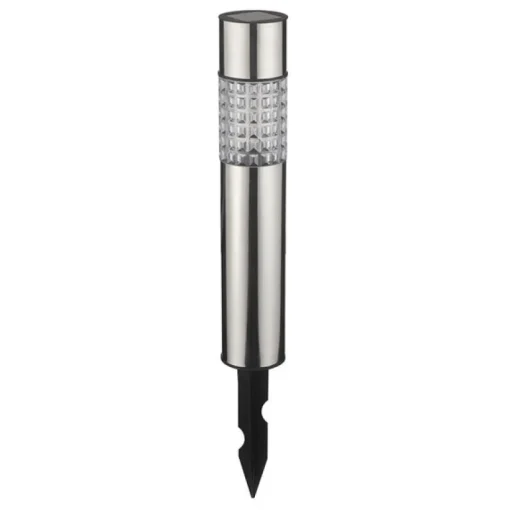 Living Accents Silver Solar Powered LED Bollard Light (Pack of 15)