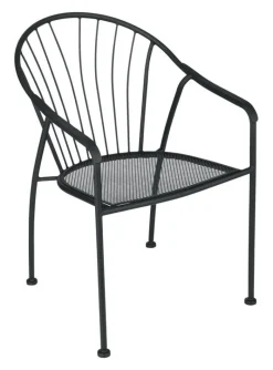 Living Accents Winston Black Steel Frame Chair