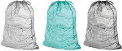 LNDRY BAG MSH FAB 36"H