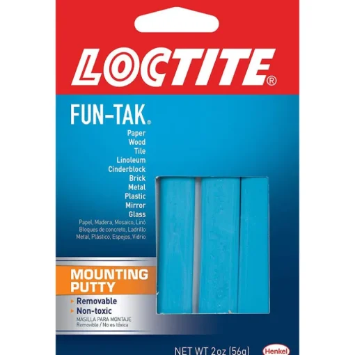 Loctite Fun-Tak Light Strength Putty Mounting Putty 2 oz. (Pack of 12)