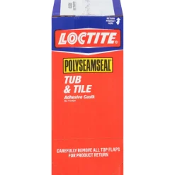 Loctite Polyseamseal Clear Acrylic Latex Tub and Tile Adhesive Caulk 5.5 oz