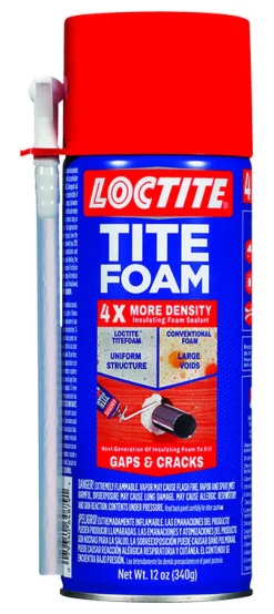 Loctite TiteFoam White Polyurethane Foam Sealant 12 oz. (Pack of 12)