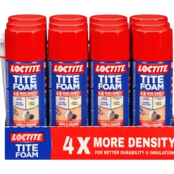 Loctite TiteFoam White Polyurethane Foam Sealant 12 oz. (Pack of 12)