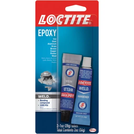 Loctite Weld High Strength Heat-Resistant Epoxy Paintable Bonding Compound 2 oz.