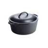 Lodge Cast Iron Dutch Oven 10 in. 5 qt Black