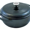 Lodge Cast Iron Dutch Oven 10.5 in. 6 qt Black
