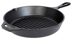 Lodge Cast Iron Grill Pan 10-1/4 in. Black