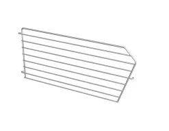 Lozier Basket Divider 8 In. X 16 In. For Use With Lozier Shelving Silver (Pack of 10)