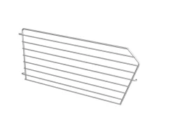 Lozier Basket Divider 8 In. X 16 In. For Use With Lozier Shelving Silver (Pack of 10)