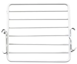 Lozier Wire Bin X Divider 3 In. X 4 In. For Use With Lozier Shelving Silver (Pack of 10)