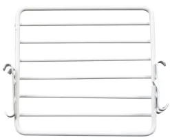 Lozier Wire Bin X Divider 3 In. X 4 In. For Use With Lozier Shelving Silver (Pack of 10)
