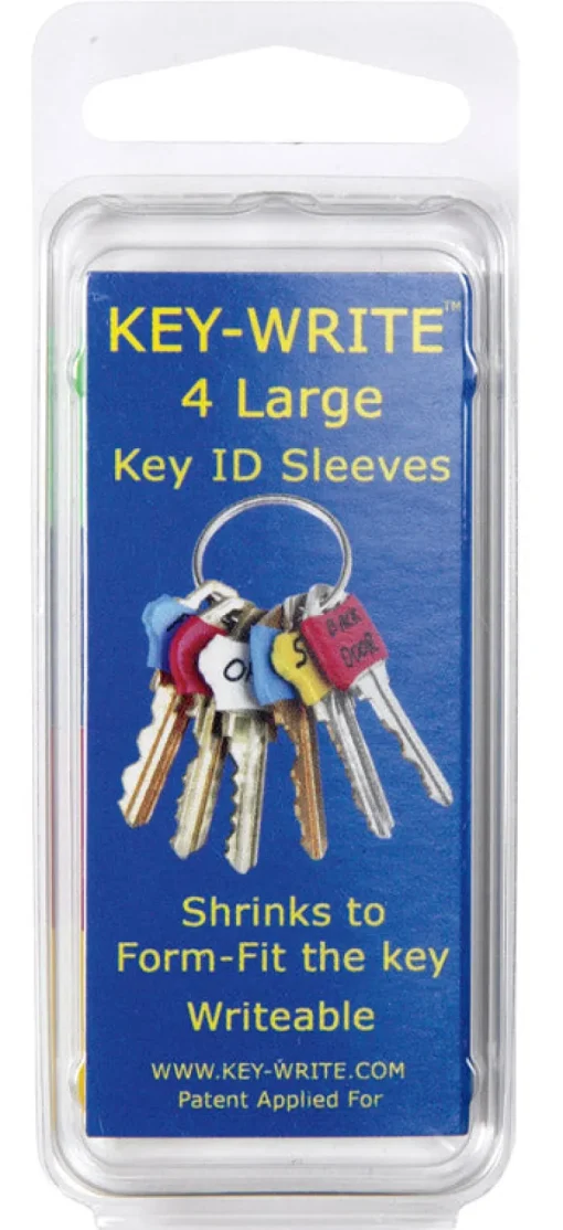 Lucky Line Plastic Assorted Key Sleeve