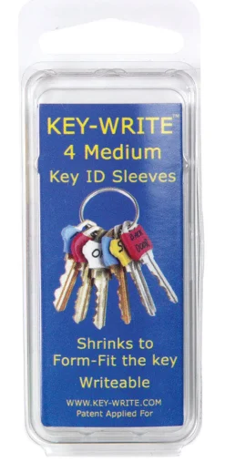 Lucky Line Plastic Assorted Key Sleeve