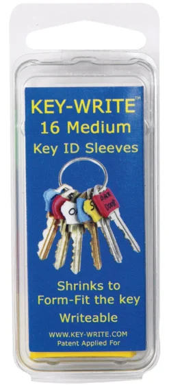 Lucky Line Plastic Assorted Key Sleeve