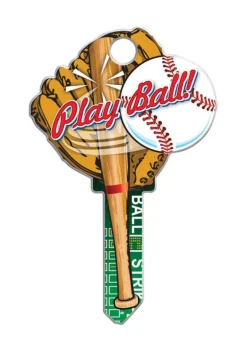 Lucky Line Products Key Shapes Baseball House Key Blank Double sided For Kwikset KW1/11 (Pack of 5)