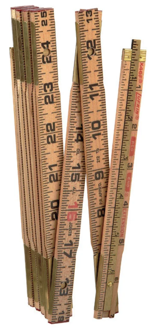 Lufkin 72 in. L X 5/8 in. W Wood Extension Rule SAE