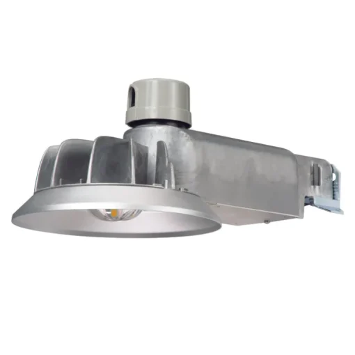 Lumark Caretaker Silver Aluminum Dusk to Dawn LED Area Light 50W 120/277V 7110 Lumens