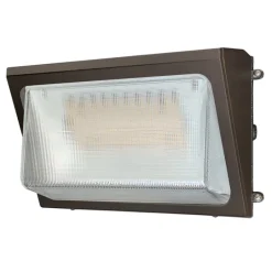Lumark Switch Hardwired LED Bronze Security Wall Light