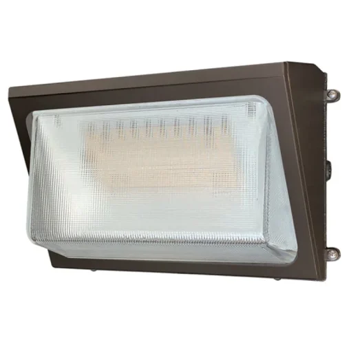 Lumark Switch Hardwired LED Bronze Security Wall Light