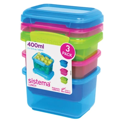LUNCH BOX ASST 3PK