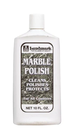 Lundmark Clean Scent Premium Quality Polish Liquid 10 oz. for Marble/Granite/Stone