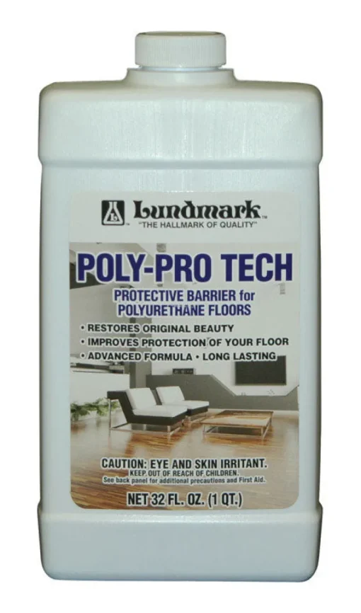 Lundmark Poly-Pro Tech Semi-Gloss Long Lasting Wood Floor Restorer Liquid 32 oz. (Pack of 6)