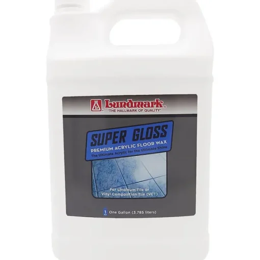 Lundmark Super Gloss Anti-Slip Floor Wax Liquid 1 gal. for Acrylic Floor (Pack of 2)