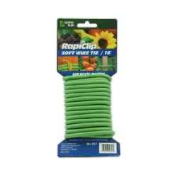 Luster Leaf 857 Green Heavy Duty Soft Wire Tie (Pack of 12)