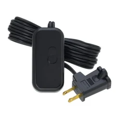 Lutron Credenza Black 100 W Plug-In Dimmer Switch 1 pk