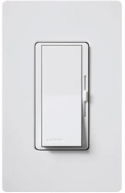 Lutron Diva White 150 W 3-Way Dimmer Switch 1 pk
