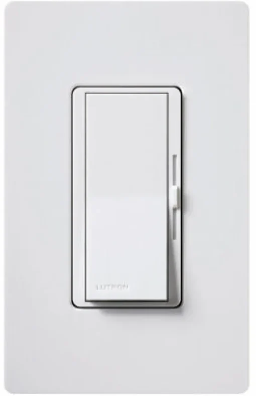 Lutron Diva White 150 W 3-Way Dimmer Switch 1 pk