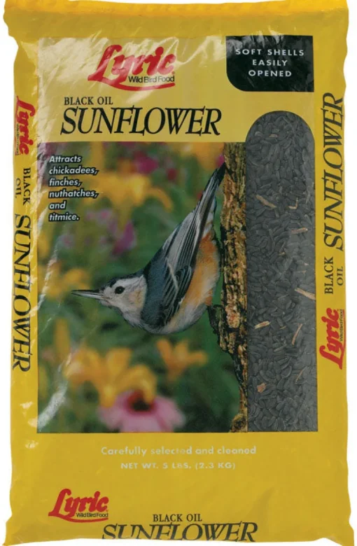 Lyric Assorted Species Wild Bird Food Black Oil Sunflower Seed 25 lb.