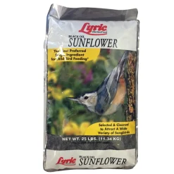 Lyric Assorted Species Wild Bird Food Black Oil Sunflower Seed 25 lb.
