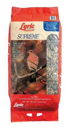 Lyric Supreme Assorted Species Sunflower Seeds Wild Bird Food 20 lb