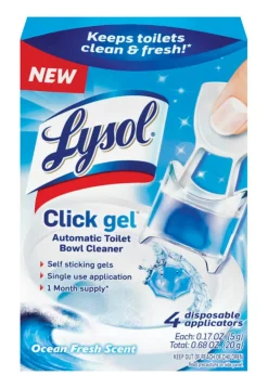 Lysol Click Gel Fresh Scent Automatic Toilet Bowl Cleaner 0.68 oz. Gel