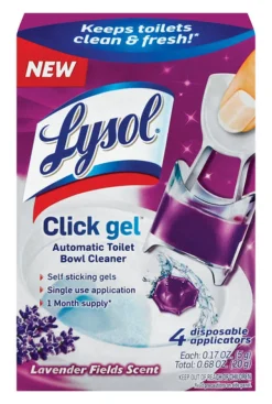 Lysol Click Gel Lavender Scent Automatic Toilet Bowl Cleaner 0.68 oz. Gel