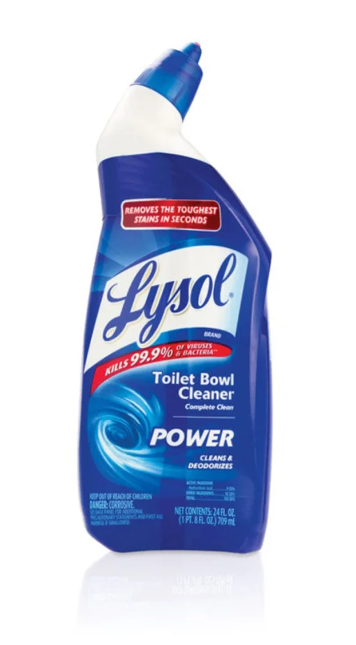 Lysol Complete Clean Clean Scent Toilet Bowl Cleaner 24 oz. Gel (Pack of 9)
